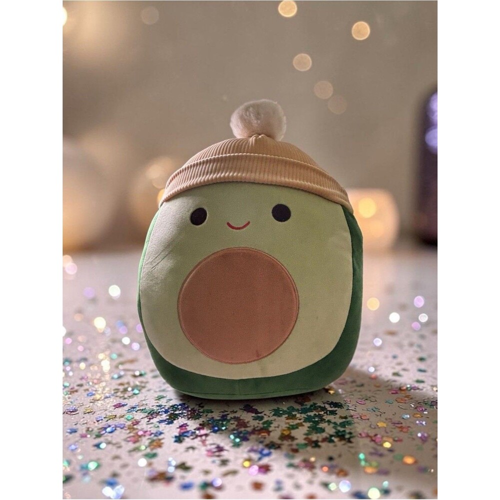 Austin Avocado Squishmallow 12 Inch Winter Beanie Plush Collectible